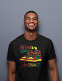 Juneteenth Shirt - Steppin Into Juneteenth - AF1 - J1